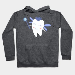 Tooth Fairy on Purple Hoodie